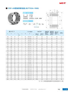 Расширительная муфта типа CSF-A9 (JB/T7934-1999)
