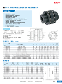 GMB45# стальной восьмивинтовой высокожесткий одноступенчатый двойной диафрагменный шпоночный паз серии